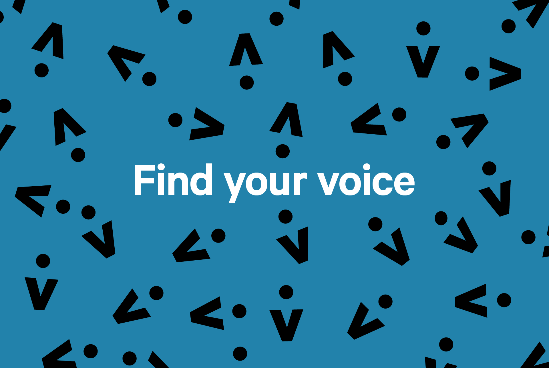 Find your voice