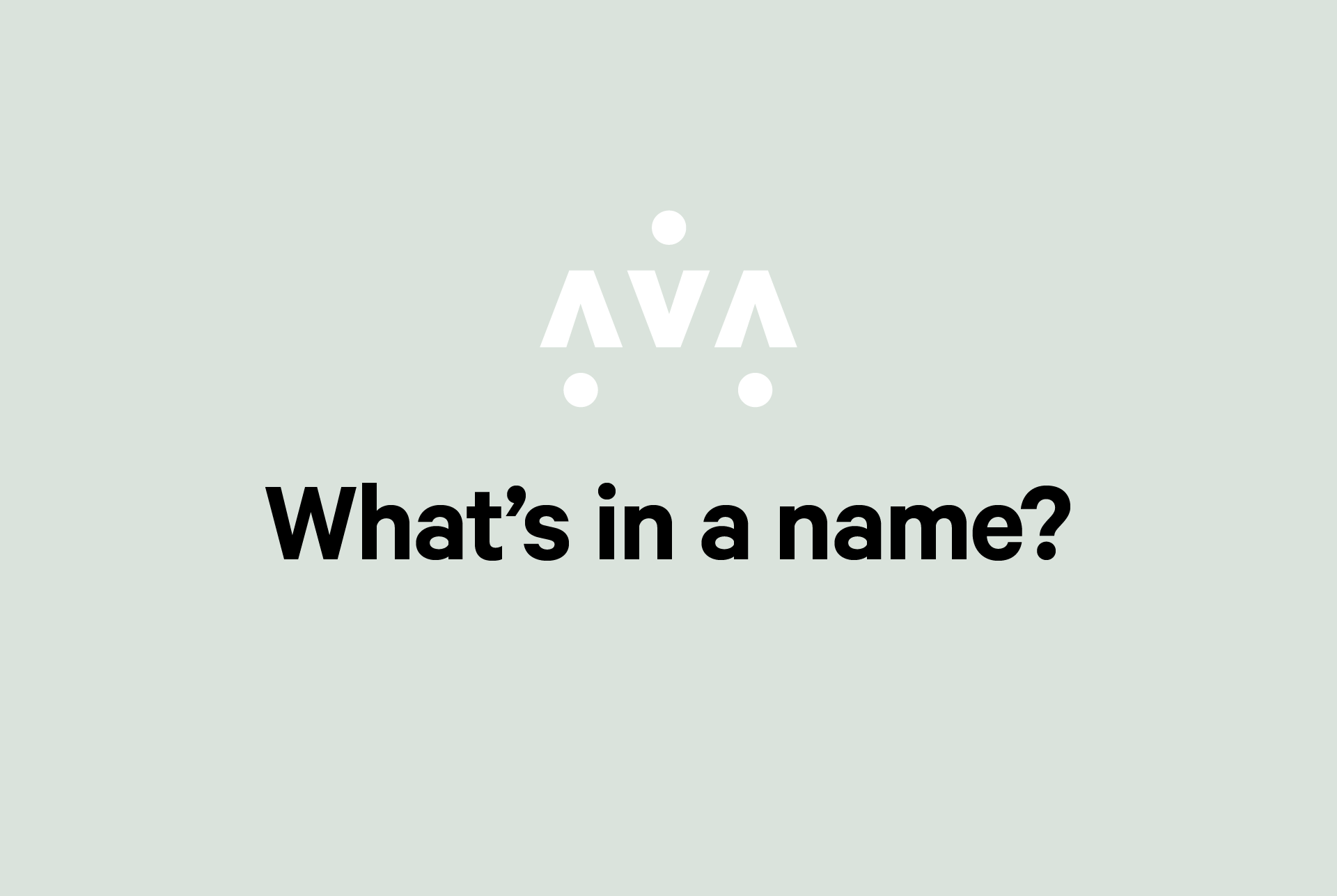 What’s in a name?